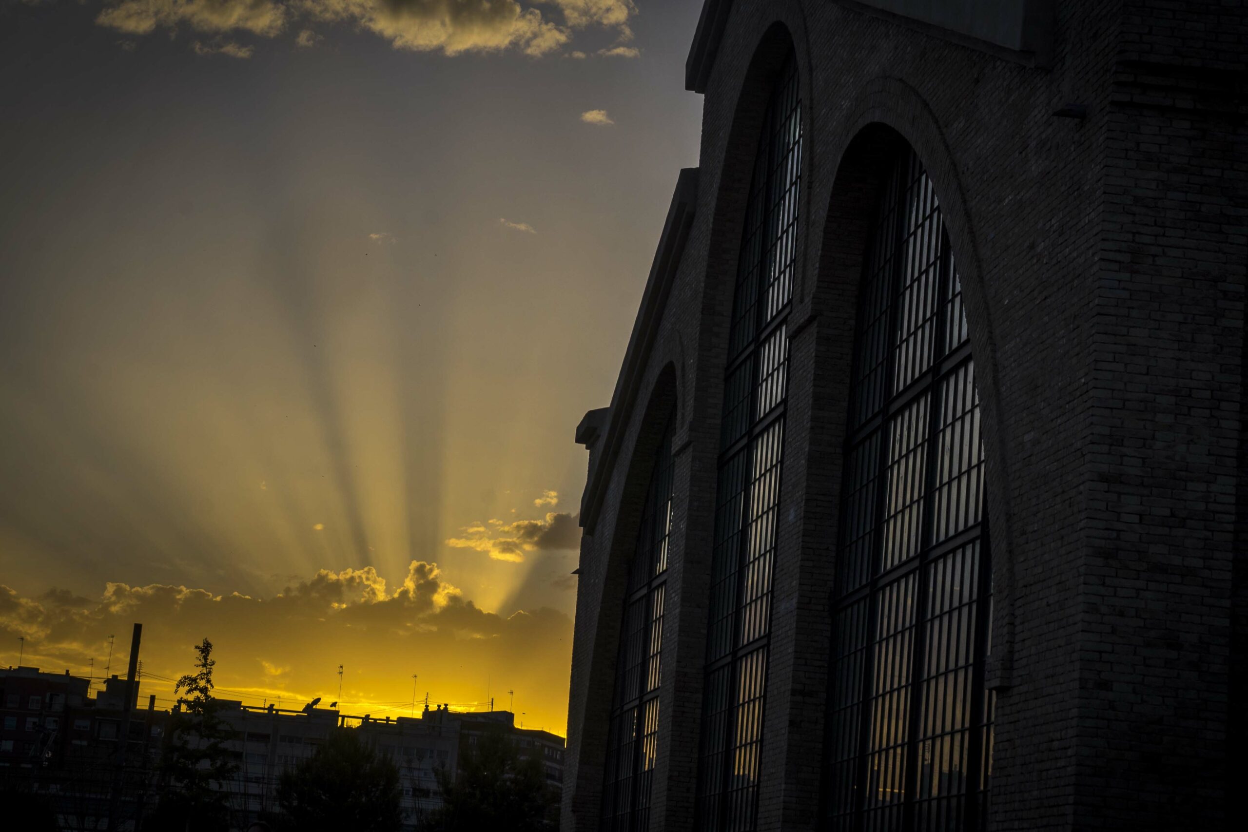 Atardece Parque las Naves, València